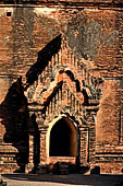 Bagan Myanmar. The giant windows of the massive temple. 